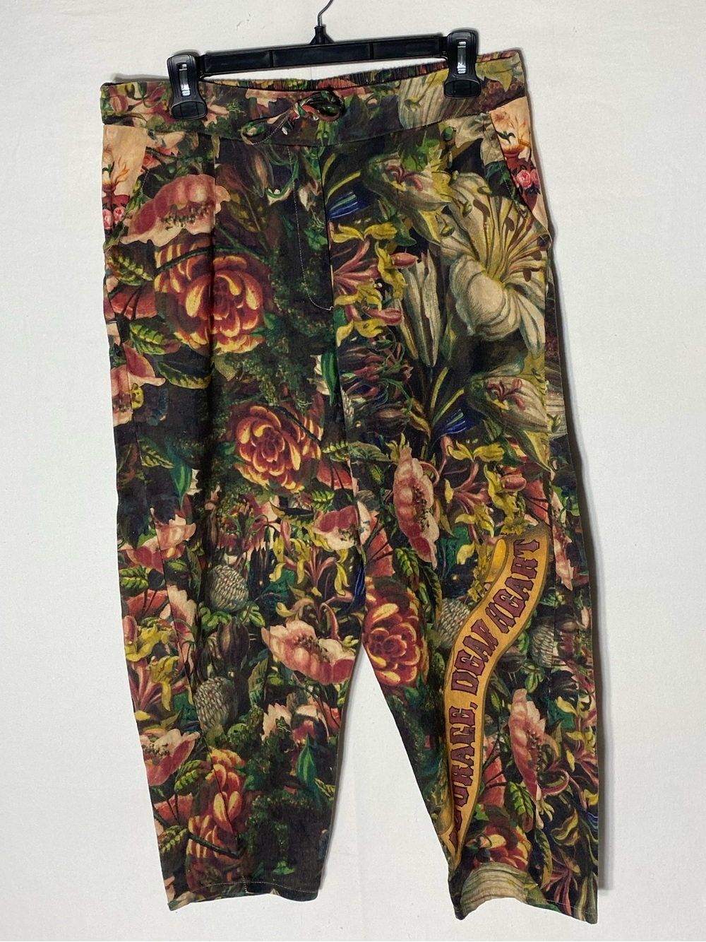 Market of Stars Courage Dear Heart Artist Pant Linen Botanical Sacred Heart L - Picture 16 of 16